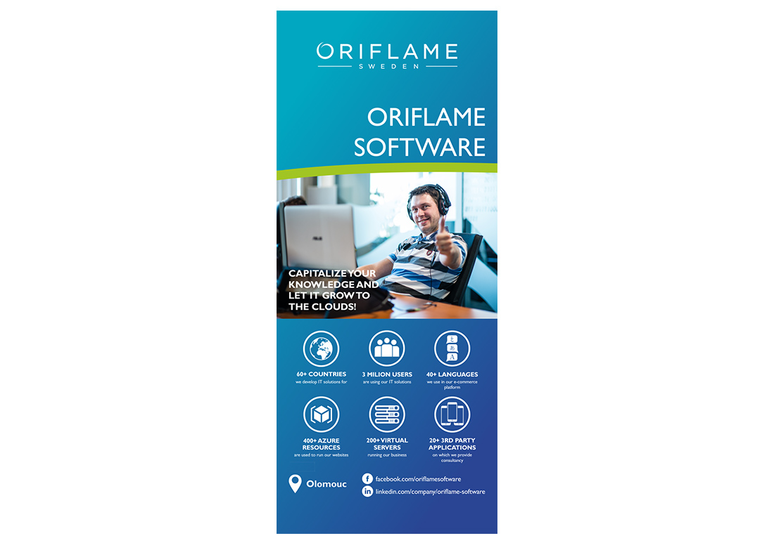 Roll-up Oriflame Software