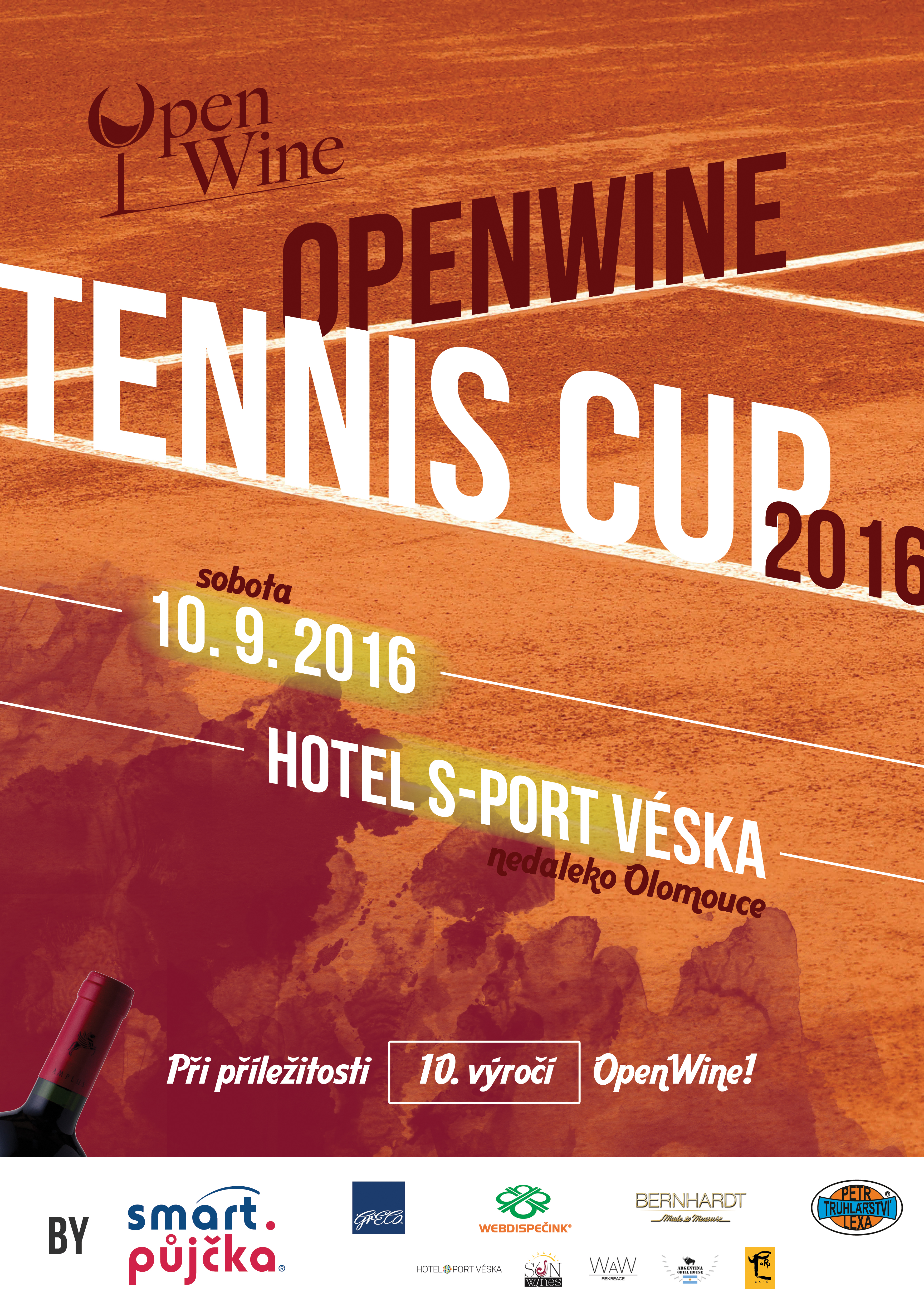 OpenWine Tennis Cup 2016 plakát